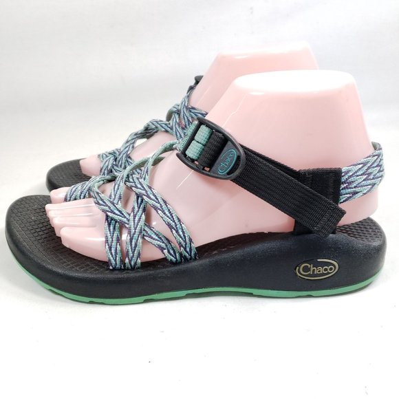 Chaco Women's Size 8 Zx/2 Sports Sandals Aqua - Picture 3 of 10